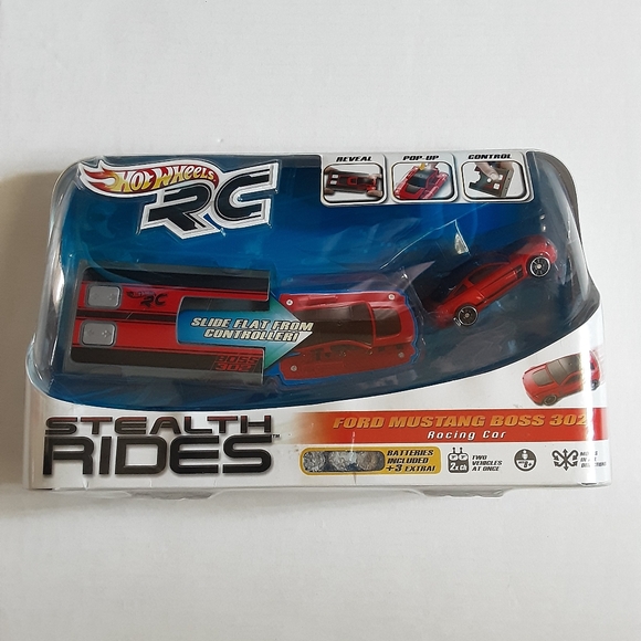 Mattel Hot Wheels RC Stealth Rides Red T5276 2010 Factory Sealed NEW - Picture 1 of 6